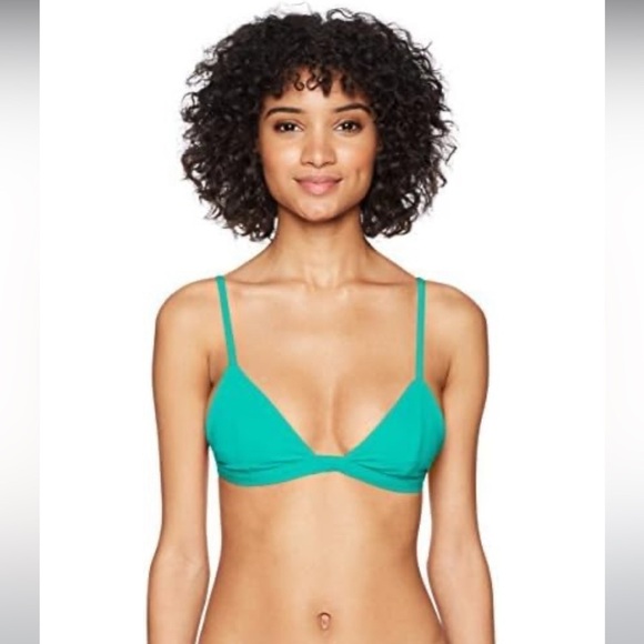 Mara Hoffman Women's Astrid Triangle Bikini Top Swimsuit - Picture 1 of 10
